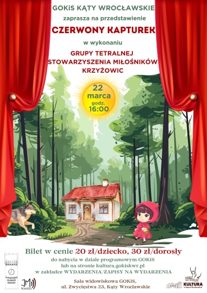 Spektakl familijny "Czerwony Kapturek"